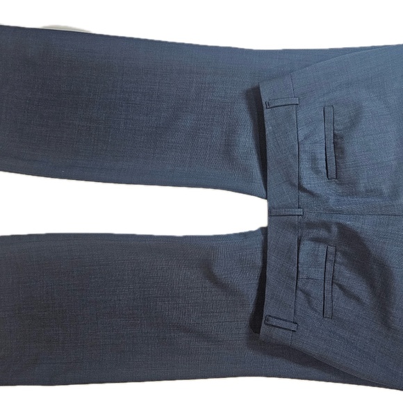 Banana Republic Pants Womens 10 Navy The Martin Fit Wool Blend Stretch Dress - Picture 6 of 6